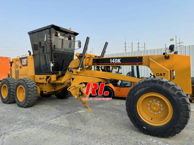 Used Motor Graders Cat140k Japan Original Cat Motor Grader Caterpillar Cat 140H 140K 140 for Sale