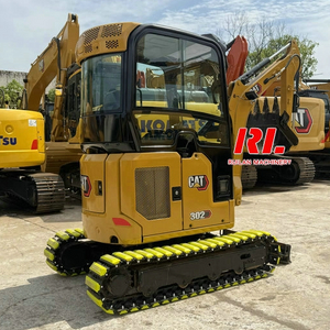 Mini Excavator Cat302 High Quality 2ton Small Excavator Used Original Cat302 Excavator